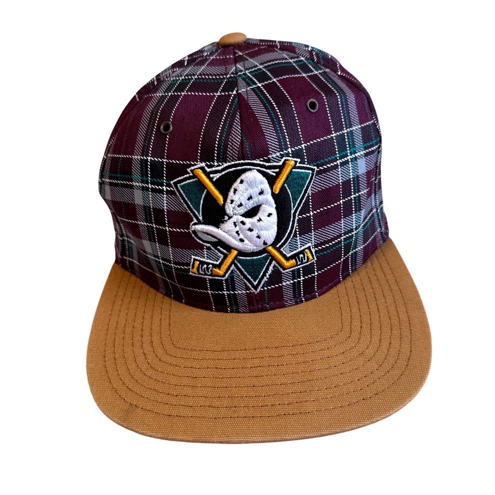 Anaheim Mighty Ducks vintage-style snapback cap Rare Hat‎ - OSFM